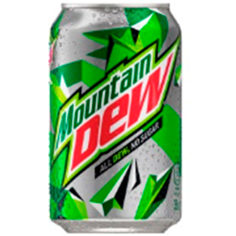 Газированный напиток «Mountain Dew» Citrus Blast Zero Sugar, Маунтин Дью Цитрус Бласт без сахара 0.33л, банка (Дания)