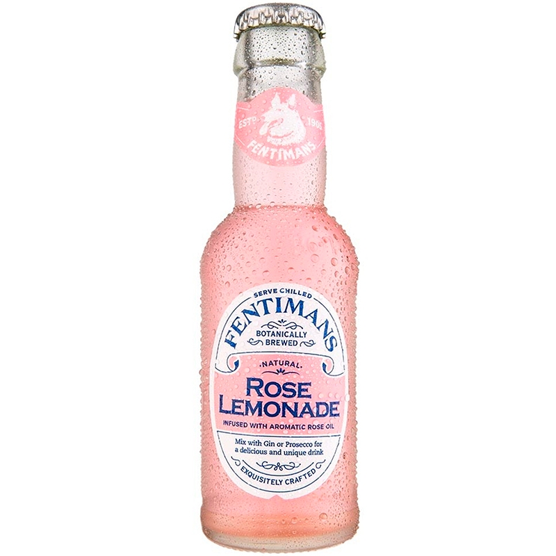 Напиток безалкогольный FENTIMANS Rose Lemonade (Лимонад роза) 0,2 л, стекло