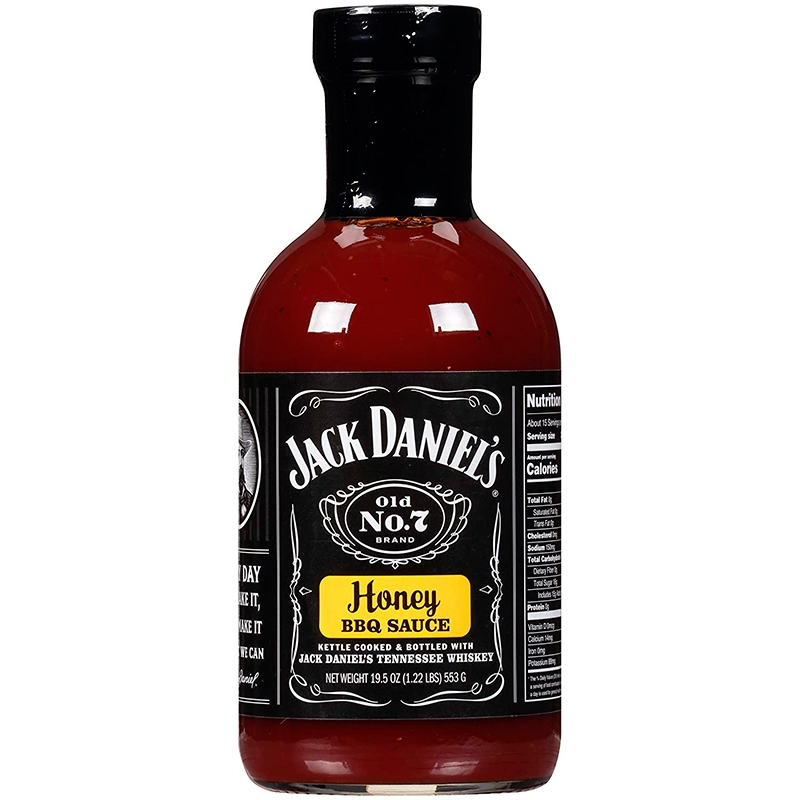 Соус «Jack Daniel's Honey BBQ Sauce», Медовый соус для барбекю 553гр. стекло
