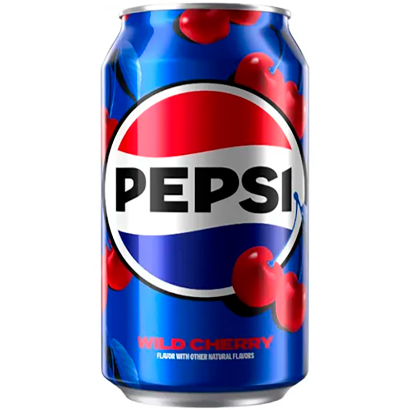 Газированный напиток «Pepsi» Wild Cherry, Пепси Дикая Вишня 0.355л, банка (США)