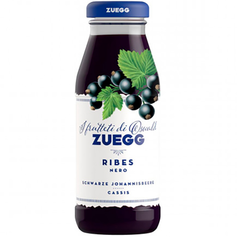 Сок Zuegg blackcurrant, Зуегг черная смородина 0.2л.стекло