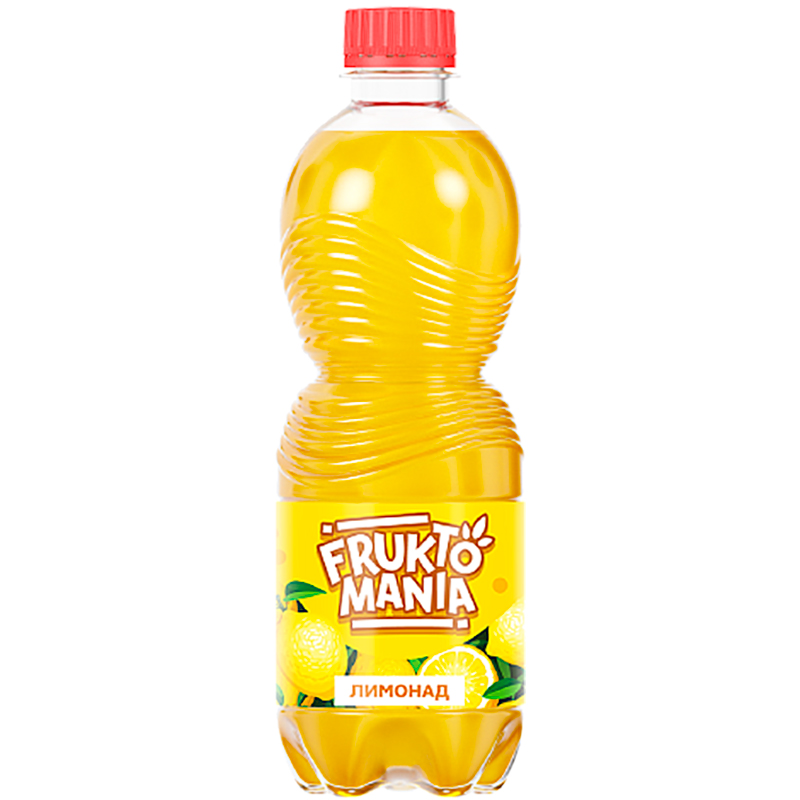 Напиток Лимонад оригинальный «Fruktomania», Фруктомания  0.5л, с газом, пэт