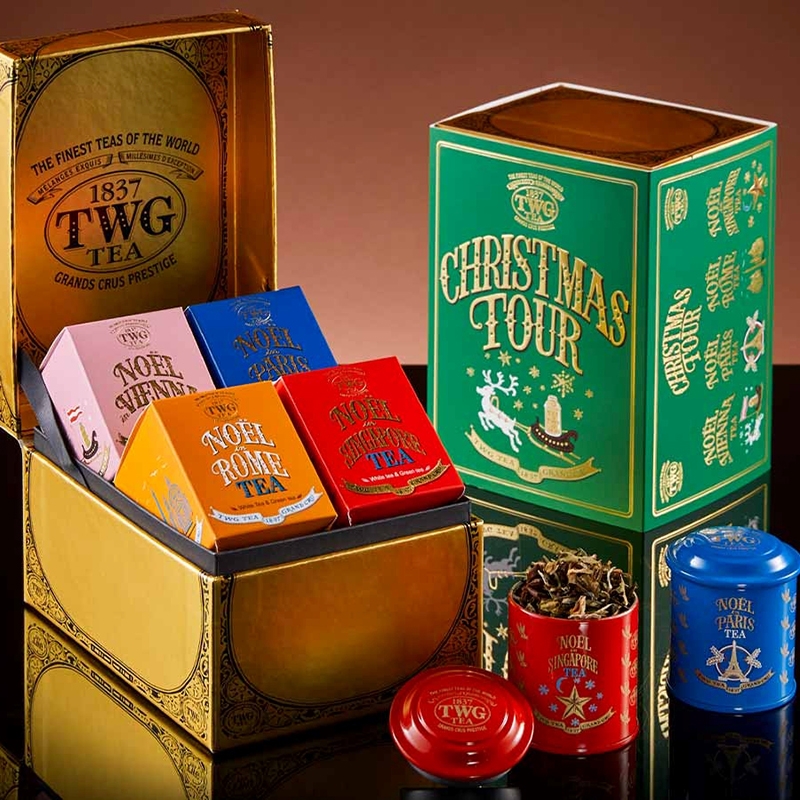 Набор чая TWG Christmas Tour Tea Set, Рождественский Тур 622г (Чай располагается в музыкальной шкатулке) Набор чая TWG Christmas Tour Tea Set, Рождественский Тур 622г (Чай располагается в музыкальной шкатулке)