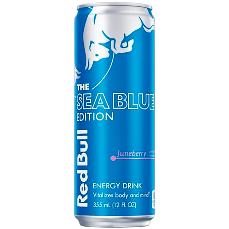 Энергетический напиток Red Bull Sea Blue Edition, Ред булл Ирга 0.25, банка