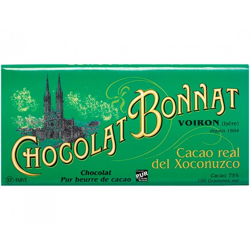 Шоколад темный «Bonnat» Cacao Real Del Xoconuzco (Серия: Grands Crus dException), 100гр