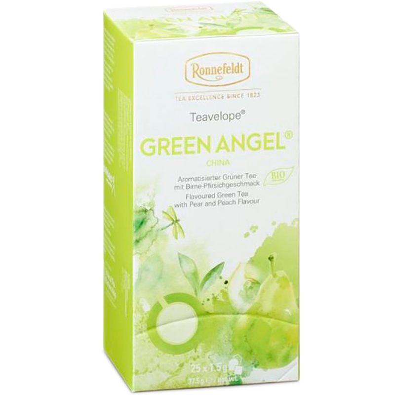 Чай Ronnefeldt Green Angel (BIO), Ронненфельд зеленый ангел 1,5гр.х25шт.