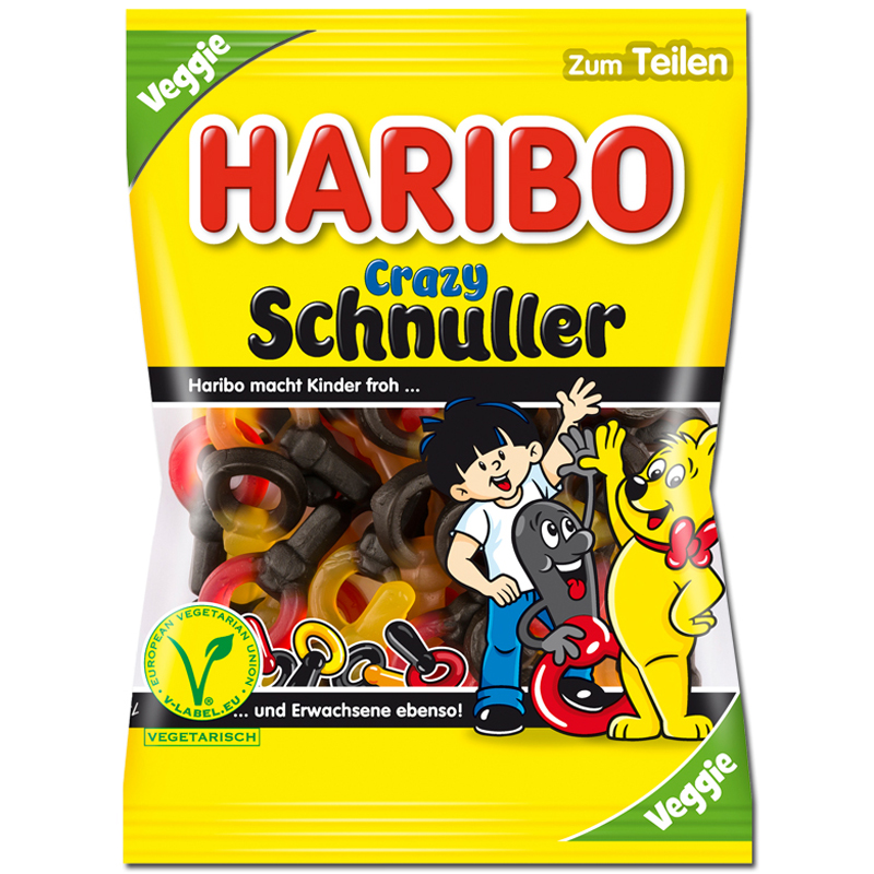 Мармелад «Haribo» Crazy Schnuller, Харибо Шнуллер, 175гр