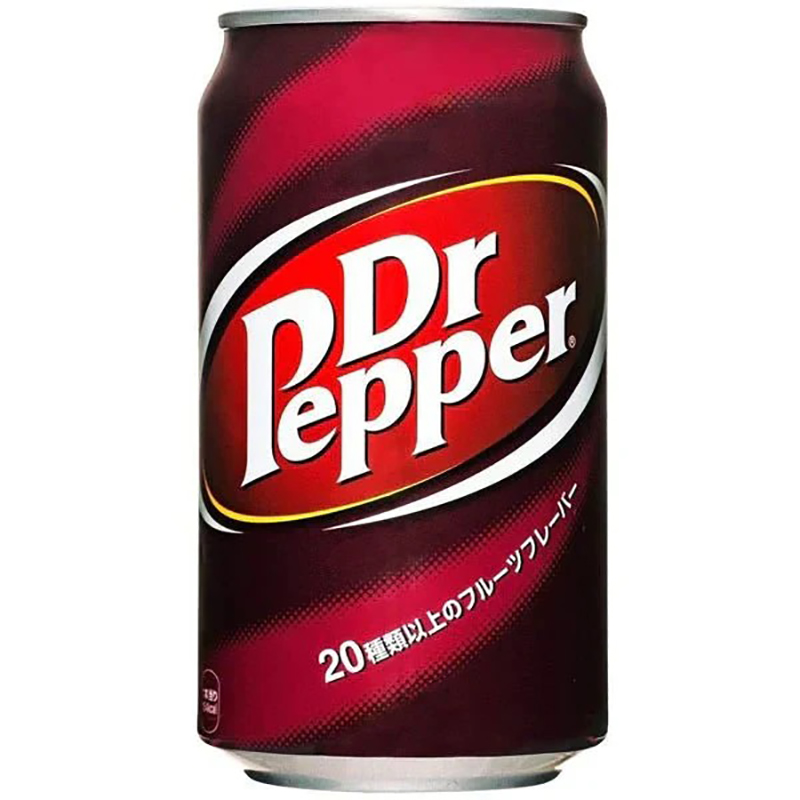 Газированный напиток Dr. Pepper, Доктор  0.35л, банка (Япония)