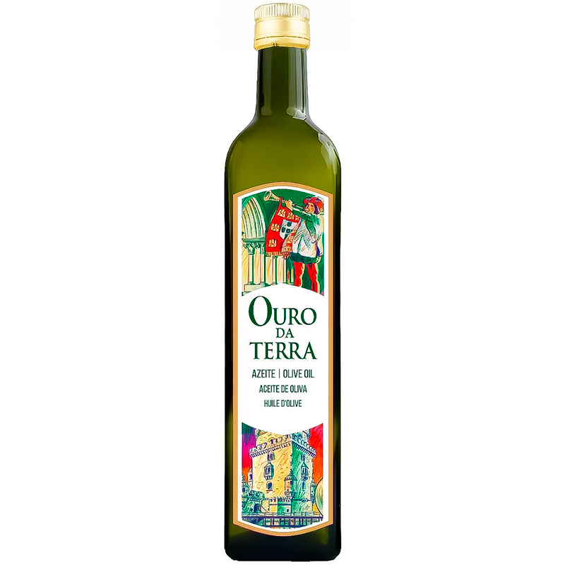Масло оливковое «Ouro Da Terra» Extra Virgin, Оуро да Терра рафинированное высшей категории, 0.5л, стекло