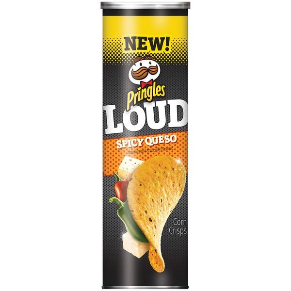 Pringles Чипсы Loud Spicy Queso 154, 14 шт/уп