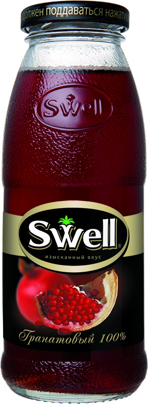 Сок Swell, Свелл Гранатовый 0.25, стекло