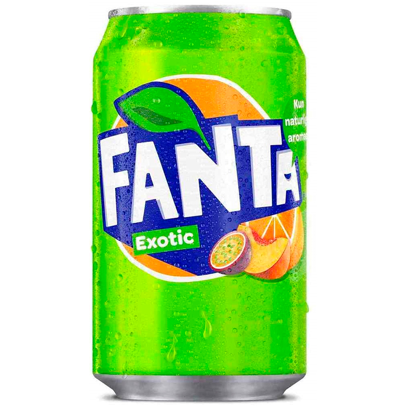 Газированный напиток «Fanta» Exotic, Фанта Экзотик, тропические фрукты 0.33л, ж/б (Германия)