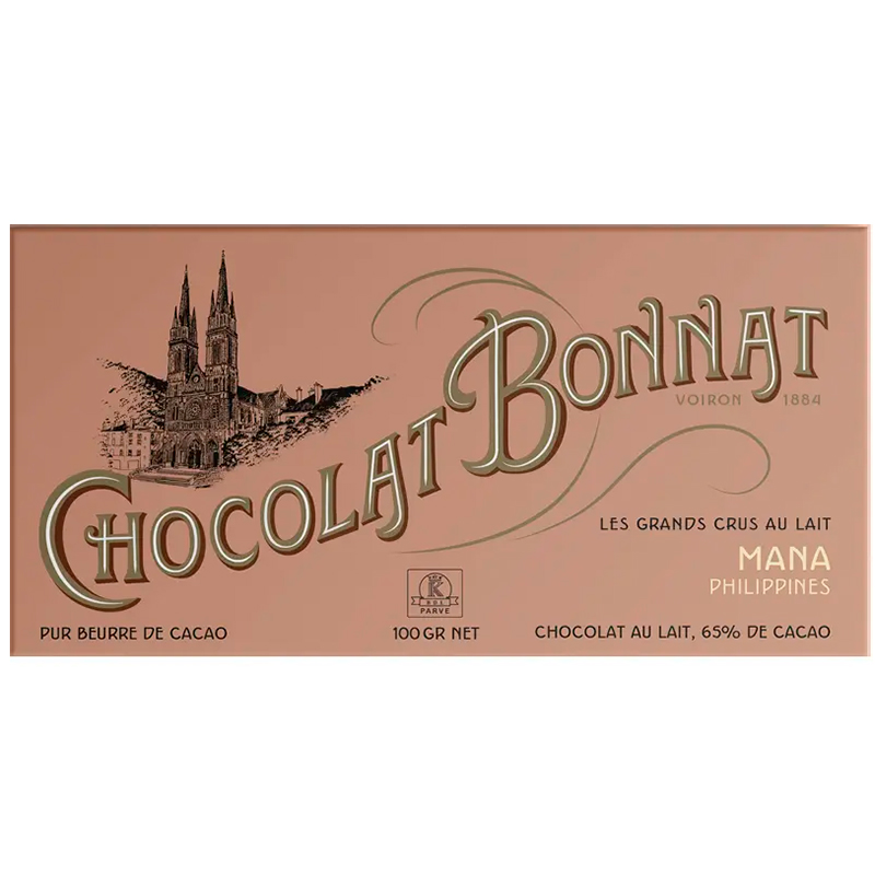 Шоколад молочный «Bonnat» Mana, 100гр Шоколад молочный «Bonnat» Mana, 100гр