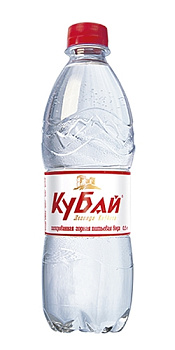 Вода Кубай 0,5л, газ, пэт
