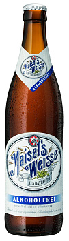 Безалкогольное пиво Maisels Weisse Alkoholfrei, Майзелс Вайс 0.5л, стекло