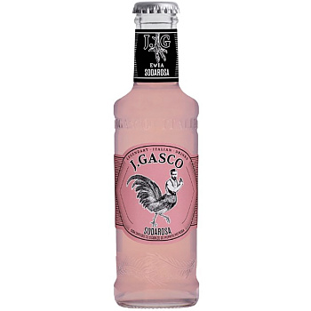 Напиток Тоник «J.Gasco» Sodarosa, Джей Гаско Содароса 0.2л, стекло