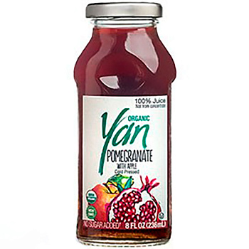 Сок «Yan Bio» Органика Гранат, Яблоко 0.25 литра