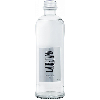 Минеральная вода Lauretana, Лауретана Pininfarina 0.33*24 шт. (Стекло) Без газа