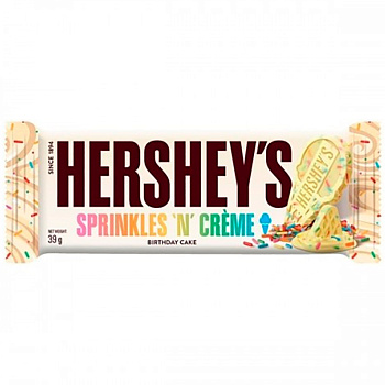 Шоколад «Hersheys», Sprinkles n creme, Хершис Крем, 39гр.