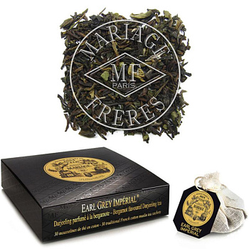 Чай Mariage Earl Grey Imperial, Саше 75 гр