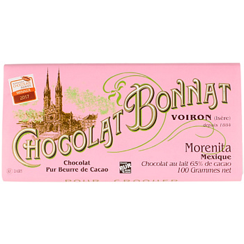 Шоколад молочный «Bonnat» Morenita (Серия: Grands Crus Lait), 100гр
