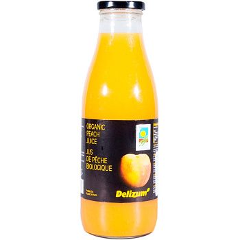Сок «Delizum» Персиковый 0.75л (BIO), стекло