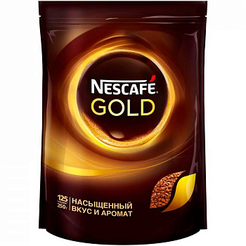 Кофе «Nescafe» Gold Нескафе Голд, 250гр, пакет