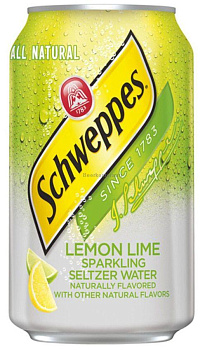 Schweppes lemon & lime (Швепс Лимон и Лайм) 0.355 ж