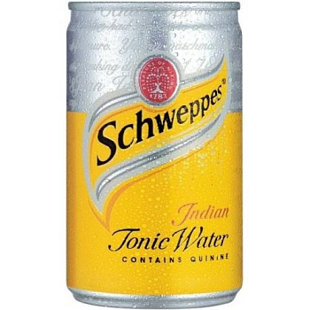 Газированный напиток «Schweppes» Indian Tonic, Швепс Индиан Тоник 0.15л. банка