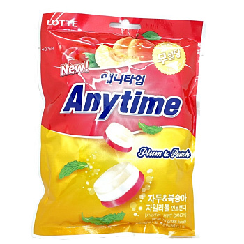 Карамель Xylitol Anytime персик. 74гр.