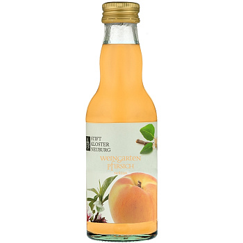 Персиковый, Виноградниковый нектар 100% «Stift Klosterneuburg» Weingarten Pfirsischnektar / Vineyard Peach Nectar, 0.20л, стекло