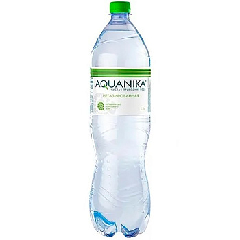 Минеральная вода Акваника (Aquanika) без газа 1.5л ПЭТ
