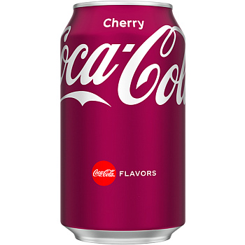 Газированный напиток «Coca-Cola» Cherry, Кока Кола Черри Вишня 0.33л. банка (Польша)