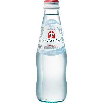 Минеральная вода San Cassiano, Сан Кассиано 0.25 с газом, стекло