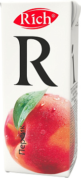 Рич Нектар Персик 0,2 тетра пак.
