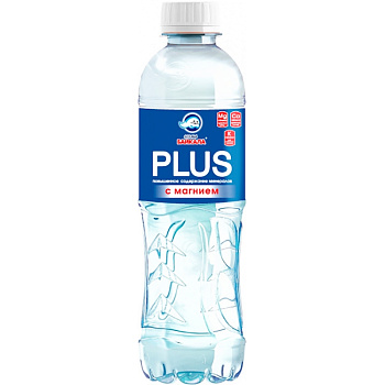 Минеральная природная вода «Волна Байкала Plus» Wave of Baikal Plus 0.5, c магнием, без газа, пэт