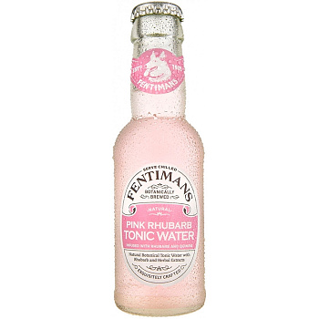 Напиток безалкогольный «Fentimans» Pink Rhubarb Tonic Water, Фентиманс (Тоник Розовый Ревень) 0,2л, стекло