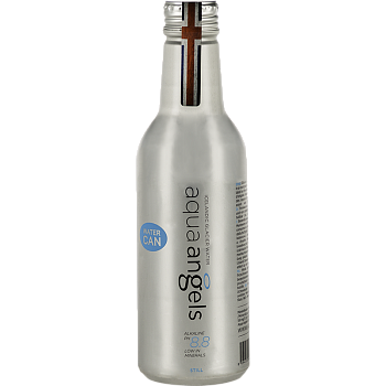 Вода питьевая AQUA ANGELS ледниковая, негазированная 0,33л, алюминиевая бутылка