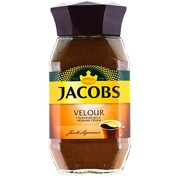 Кофе «Jakobs» Velour, Веллюр, 90гр, стекло