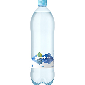 Минеральная родниковая вода «Gletcher», Глетчер 0.95л, без газа, пэт