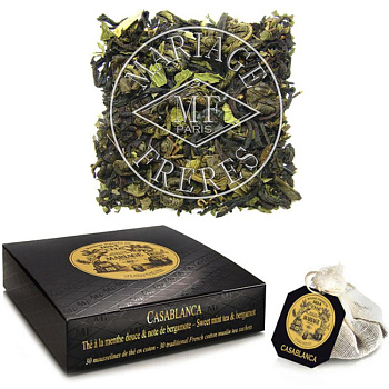 Черный и зеленый чай Mariage Casablanca, Саше 75 гр