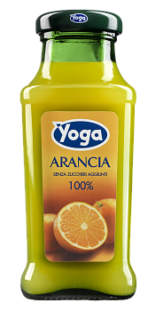 Сок Yoga Arancia, Йога апельсиновый 0.2л, стекло
