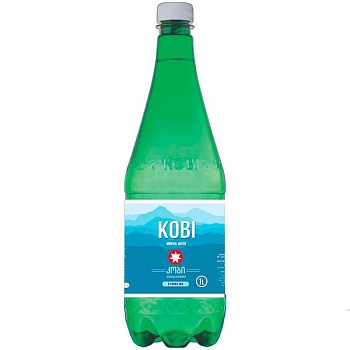 Минеральная вода KOBI 1 л, газ, ПЭТ