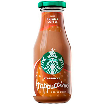 Напиток кофейный «Starbucks» Frappuccino Sweet Creamy Coffee, Старбакс Фраппучино Сливочный Кофе 0.25, стекло