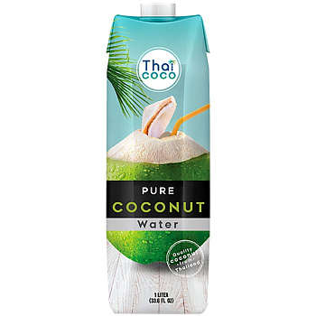 100% Кокосовая вода «Thai Coco» Prisma, 1л