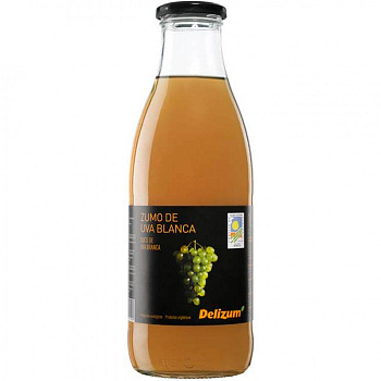 Сок «Delizum» Белый Виноград 1л (BIO), стекло