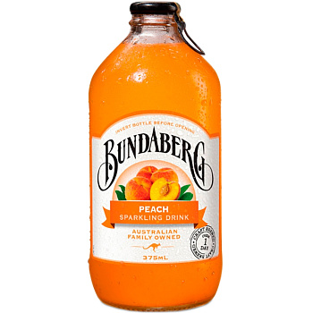 Напиток «Bundaberg» Peach, Бандаберг - Персик, 0.375л, стекло