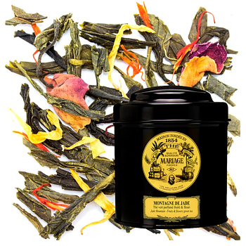 Зеленый чай Mariage Freres Montagne De Jade, Марьяж Фререс Джейд банка 100 гр
