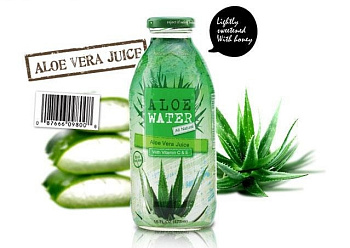 AloeWater СОК «АЛОЭ ВЕРА» натуральный вкус 473мл стекло