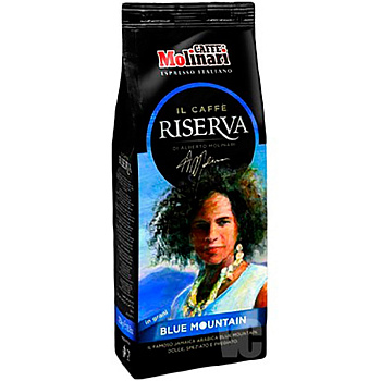 Кофе Molinari Riserva Blue Mountain, Молинари Ризерва Блю Маунтайн, Зерно, 250г. вакуумная упаковка